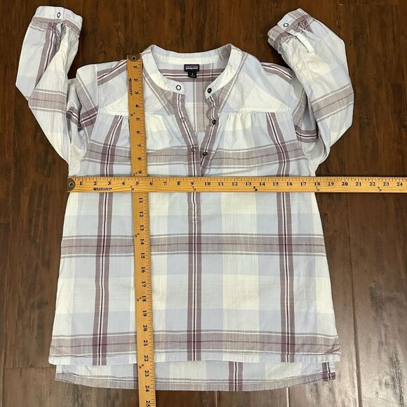 PATAGONIA W's Settlers Top Plaid in Romany Tundra Purple - Picture 11 of 12